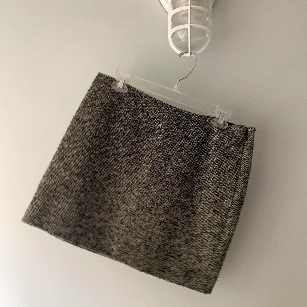 J. Crew tweed lined wool miniskirt